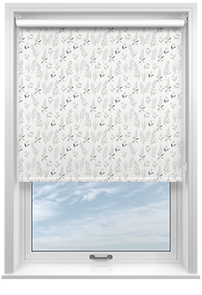 Woodland Phlox, Snow - Twist&Fit Roller Blind